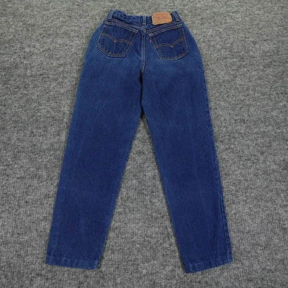 Vintage Levi's 17505 XX Jeans Womens 9 Blue High Rise Tapered Leg USA Made 27" - Picture 2 of 14